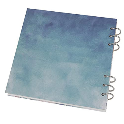Watercolor Sketchbook - Watercolor Paper Sketch Book | Cold Press | 7.7 x 7.7 in, 20 Sheets, 140lb (300gsm) Heavyweight Paper | Loose-Leaf Binding, Lay Flat Water Journal, for Kids, Amateur - color: Rose