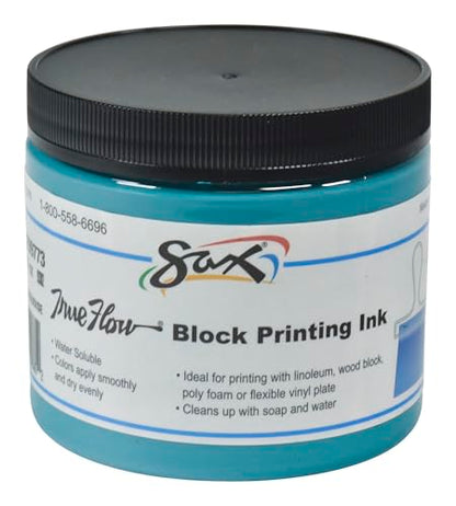 Ink SAX Block Printing Pint Turquoise