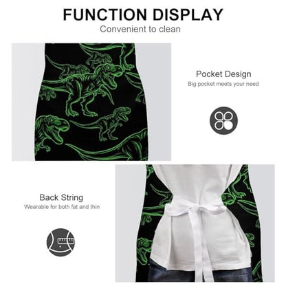 Chef Bib Apron for Restaurant, Anti-Stain with Pocket Adjustable, Cooking Dishwashing Lab Use - color: Style (557)