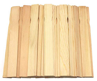 Wooden Paint Stir Sticks - Rewiss Paint Sticks 12 Inch Wood Stirrers Paddles Resin or Kids Wooden Craft Sticks, Garden and Library Markers(Pack of 50) - size: 12 inch(50pcs)