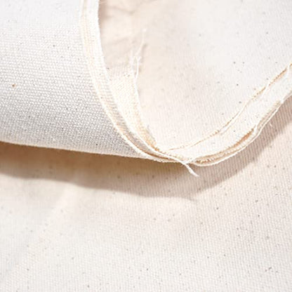 11OZ Cotton Duck Canvas Natural Color Entelare by The Yard - size: 11OZ
