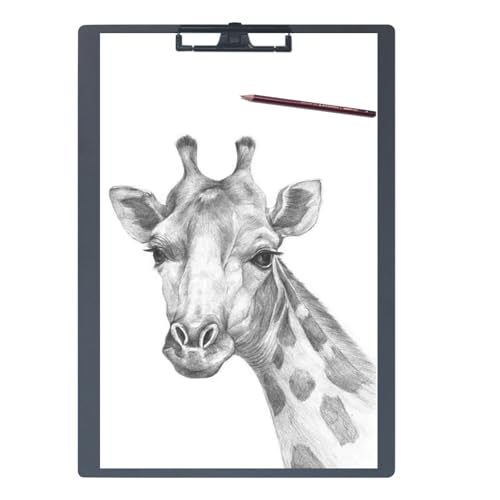 Acocony 11x17 Clipboard Aluminium with Pen Holder Extra Large Clipboard Vertical Super Hard 11 x 17 Clipping Board Black Pack of 1