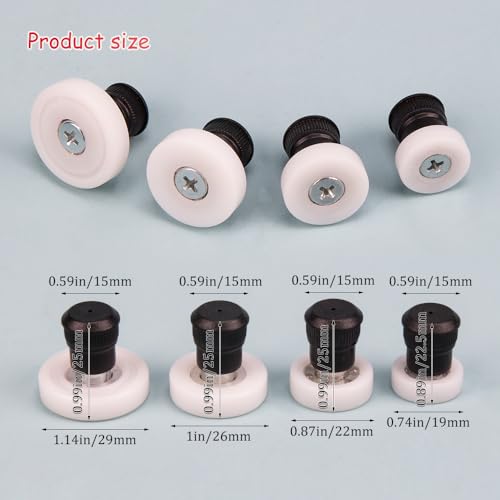 ZORZA 4Pcs Pottery Wheel Trimming Tools Little Spinners for Clay Finishing | Tiny,Smooth,Ergonomic,Protects your Hands,4Sizes,for Pottery Enthusias Ceramic Projects,Achieve Precise Centering Balance