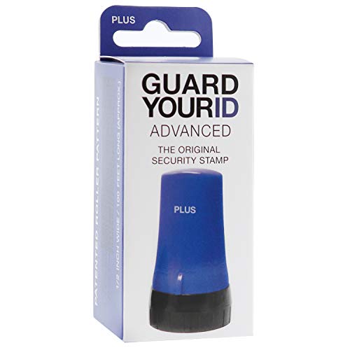 Guard Your ID Confidential Security Roller Set Advanced 2.0 for Identity Theft Protection Redacting (Regular 3-Pack, Blue) - color: Blue, size: Regular 3-Pack