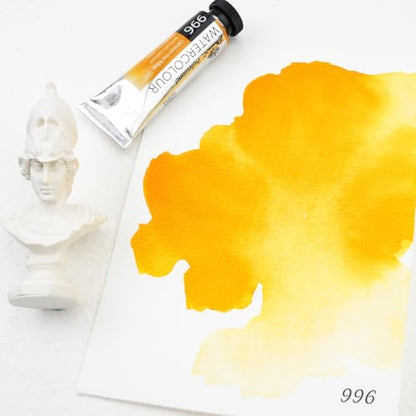 PHOENIX Professional Watercolor Paint Single Tube - 0.47 Fl Oz / 14ml - Cadmium-Free Yellow - color: Cadmium-Free Yellow, size: 0.47 Fl Oz (Pack of 1)