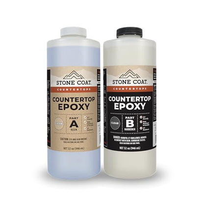 Stone Coat Countertops Epoxy Resin Kit for Countertops, Bar Tops, 1/2 Gallon - size: 1/2 Gallon