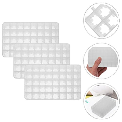 STOBOK Marker Storage Tray 3Pcs Plastic 40 Slot Marker Pen Holder Organizer Brush Pencil Rack Table Stand for Home Dorm White