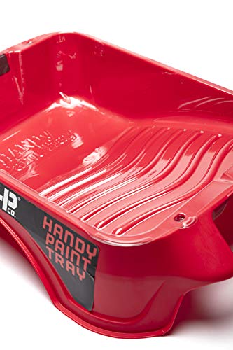 Handy Paint Tray, Deep-Well Design Holds Up to a Gallon of Paint or Stain, Sturdy Handles on Both Ends, Integrated Magnetic Brush Holder - size: Deep Well Tray