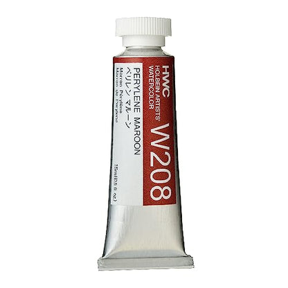 Holbein Artist's Watercolor 15ml Tube (Perylene Maroon) W208