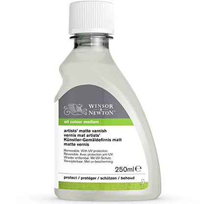 Winsor & Newton Professional Artists' Matt Varnish, 250ml (8.4-oz) Bottle - color: Matt Varnish, style: 8.4-oz Bottle