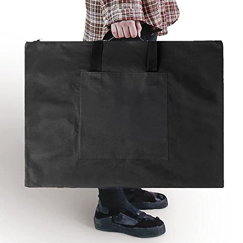 TOPOQ Art Portfolio Bag Waterproof Art Supply Storage Bag Artist Bag A2 Drawing Board Bag Canvas Art Tote Bag Sketchbook Carrying Bag Art Supplies Carry Case Shoulder Bag 20.5x14inch