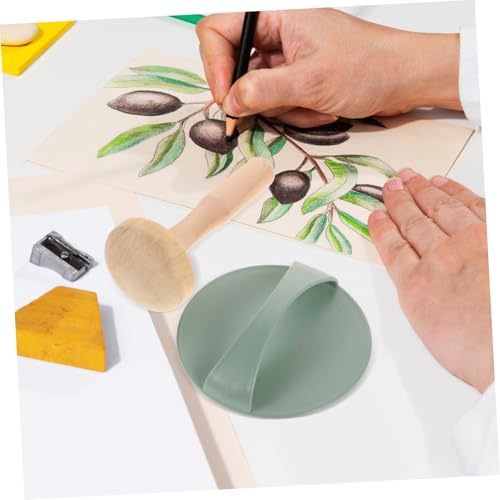 Angoily 1set Versatile Printmaking Kit Wood Tools Ink Carving Knives Craft Mat for Beginners Professionals