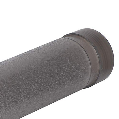 Telescopic Drawing Tube Expandable Painting Tube Retractable Art 34.4 Inches PE Plastic Storage Case with Flip Cover for Posters Maps Documents Blueprints (Dark Gray) - color: Dark Gray