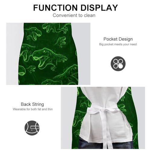 Chef Bib Apron for Restaurant, Anti-Stain with Pocket Adjustable, Cooking Dishwashing Lab Use - color: Style (556)