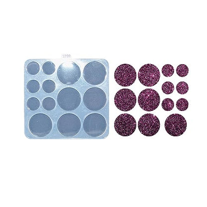 Round Silicone Mold 2cm / 3.5cm for Epoxy Resin Crafting, DIY Cake, Key Chain, Charms, Jewelry Making, Chocolate, and Candy