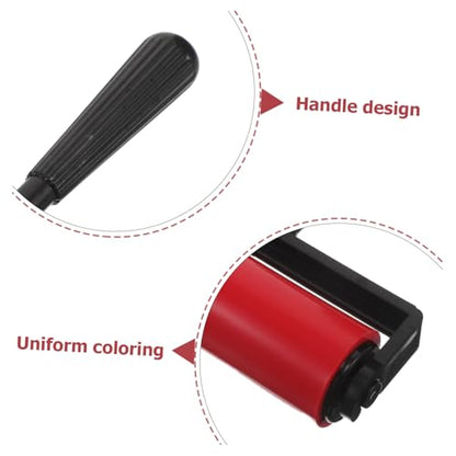KALLORY Reusable, Distribution Paint Ink Integrated for Brush Even Gel Printing Plate Set with Hand and Roller Plastic and Gel Material for Printmaking Projects and Studios