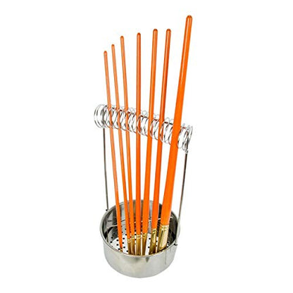 Creative Mark Aluminum Brush Washer & Dryer All in One, 4" Basin for Washing Brushes and Spiral Wire Drying Rack, Aluminum