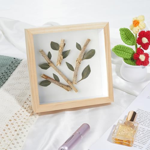 3Pcs Unfinished Wooden Canvas Panels 6x6 Inch Wood Canvas Board Craft Wood Panel Boards for Painting Arts Pouring Use with Oils Acrylic DIY Art Crafts Projects Home Decor - size: 6x6 Inch