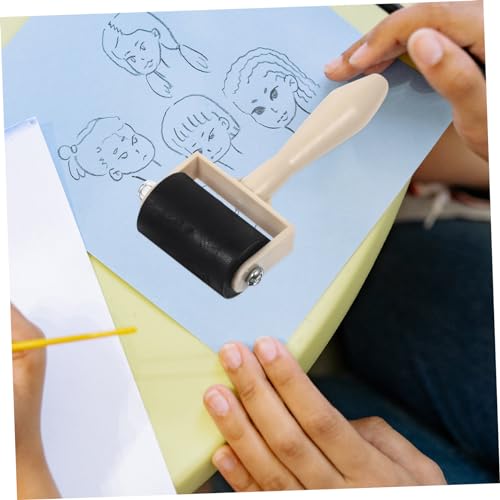 DIYEAH Crafts Boys and Girls Printmaking Kit Bulk Rollers Printmaking Roller Printing Stamping Brayers