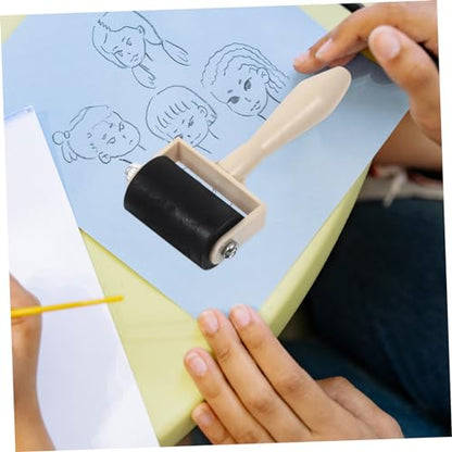 DIYEAH Crafts Boys and Girls Printmaking Kit Bulk Rollers Printmaking Roller Printing Stamping Brayers