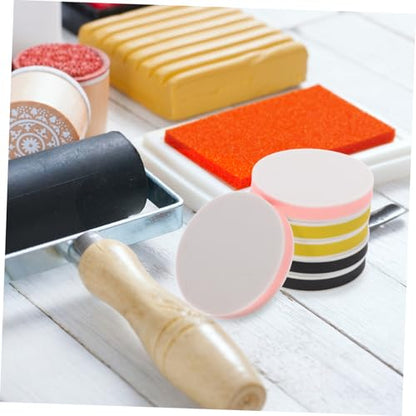 ARTSEWPLY 6pcs Soft Rubber Carving Blocks for Stamp Making Crafting and Engraving Projects for Artists and Students Easy to Carve for Detailed Designs