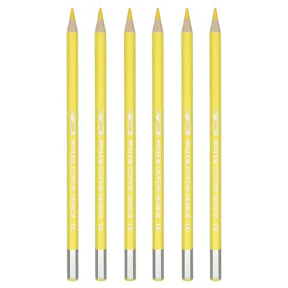 PATIKIL Watercolor Pencil, 6Pcs Water Soluble Pencils for Blending, Coloring, Sketch Drawing, Painting, Lemon Yellow - color: Lemon Yellow