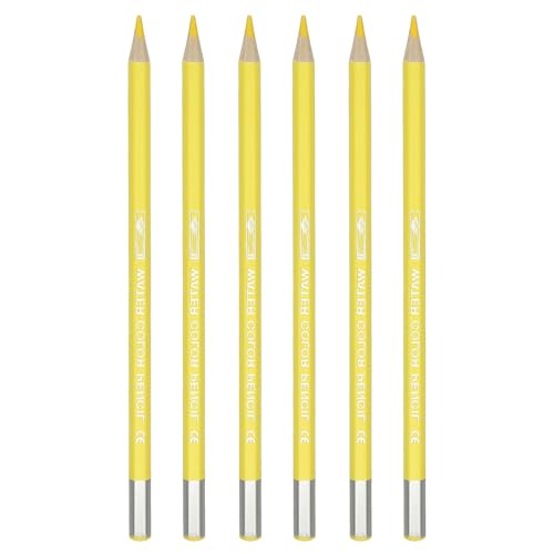 PATIKIL Watercolor Pencil, 6Pcs Water Soluble Pencils for Blending, Coloring, Sketch Drawing, Painting, Lemon Yellow - color: Lemon Yellow