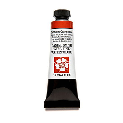 Daniel Smith Extra Fine Watercolor 15ml Paint Tube, Cadmium Orange Hue (284600220), 0.5 Fl Oz (Pack of 1) - color: Cadmium Orange Hue