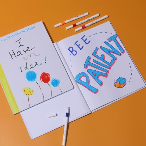 6 Pack Hardcover Blank Book,6x8 Inch Unlined Sketchbook Journal - 18 Sheets/36 Pages Each, Bulk Pack of White Hardcover Blank Books for Writing, Drawing Make Your Own Book, Multi-Purpose for Students & Adults - size: 8.5x11 inch