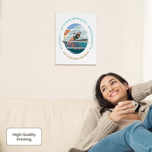 3dRose Scituate, Plymouth County, Massachusetts Summer Travel Gifts For Family Museum Grade Canvas Wrap 11x14 - size: 11"L x 14"W