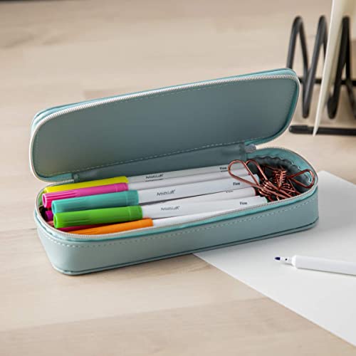 Artist's Loft Zipper Pencil Pouch, 6 Pack - color: Mint