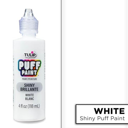 Tulip Puff Paint Slick White 4 Fl Oz (Pack of 3) - color: White
