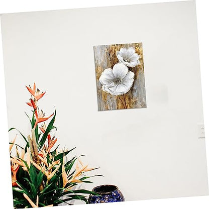 Angoily 5PCS Blank Stretched Canvas for Acrylic Painting 6x8 Inch Cotton Linen Material for Artists and Beginners for Home Decor and Art Projects