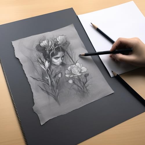 100 Sheets Carbon Paper for Tracing Patterns onto Wood, Canvas, Paper and Other DIY Crafts (11.7 inch * 8.3 inch)