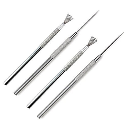Honbay Pack of 2 Sets Clay Pottery Sculpture Feather Wire Texture + Pro Needle Detail Tools