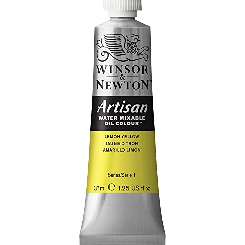 Winsor & Newton Artisan Water Mixable Oil Colour, 1.25-oz (37ml), Lemon Yellow - color: Lemon Yellow, style: 1.25-oz