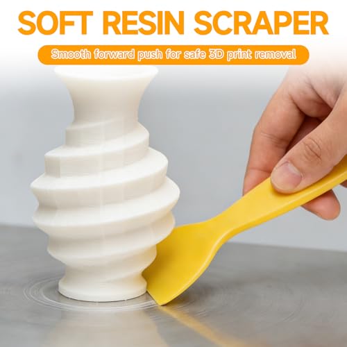 3D Printer Scraper Tool Set, 16PCS Silicone & Plastic Scrapers with Cleaning Brushes, Print Removal & Cleaning Kit for 3D Printing