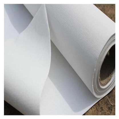 Blank Canvas Roll 280g White Cotton Blank Canvas Roll for Hand Painting Practice 28/38/48/58cm Wide Art Supplies(58cm x 5m) - color: 58cm x 5m