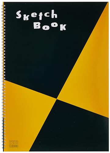 Maruman ZUAN Sketchbook, A3, 16.54" x 11.85", Classic Drawing Paper Sketchbook Pad, 24 Pages of Acid-Free Textured Paper for Sketching, Durable Twin-Wire Binding, Made in Japan - size: A3, style: SKETCHBOOK