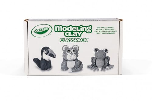 Crayola Modeling Clay Classpack (24 Packs), 12 Colors, Nontoxic, Teacher Classroom Must Haves, School Supplies for Kids