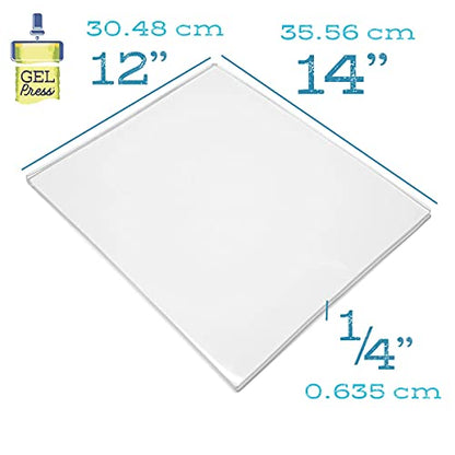 Gel Press Monoprinting Plate 12" x 14" - size: 12"x14"