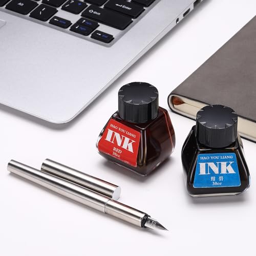 PATIKIL Fountain Pen Ink Dark Green, 30ml Calligraphy Pen Bottled Ink Non-Carbon Colorful Smooth Flow Color Dip Drawing Set Art Supplies for Writing Painting Journaling - color: Dark Green