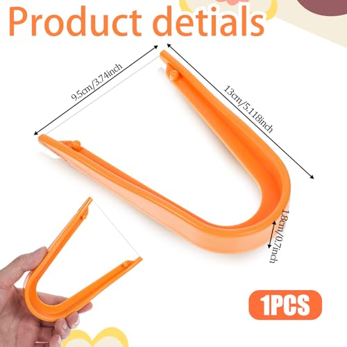 Clay Wire Cutter Tool for Pottery 5.1 X 3.7" Clay Cutters Potterys Tools Mud Pottery Tools for Cutting Mud Handcraft Ceramics Sculpting Orange Color
