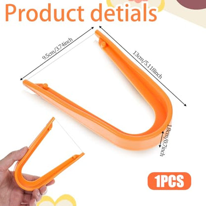 Clay Wire Cutter Tool for Pottery 5.1 X 3.7" Clay Cutters Potterys Tools Mud Pottery Tools for Cutting Mud Handcraft Ceramics Sculpting Orange Color