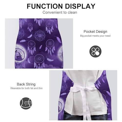 Chef Bib Apron for Restaurant, Anti-Stain with Pocket Adjustable, Cooking Dishwashing Lab Use - color: Style (550)