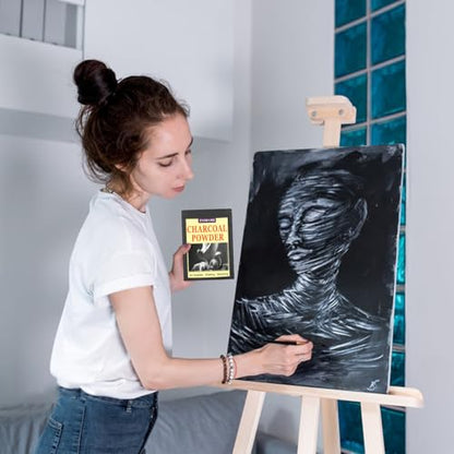 Premium Charcoal Powder for Drawing and Art, Drawing Charcoal for Sketching, Shading, Blending with Beginners & Pro Artists (8 Ounces) - size: 8 Ounces