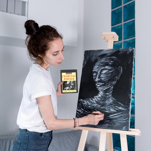Premium Charcoal Powder for Drawing and Art, Drawing Charcoal for Sketching, Shading, Blending with Beginners & Pro Artists (16 Ounces) - size: 16 Ounces