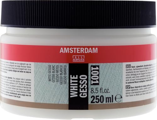 Amsterdam Tarrence Gesso Acrylic Medium White Gesso T2417-3001 250ml - color: white gesso