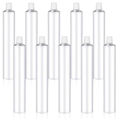 10 Pack Empty Paint Tubes, 60ml Unsealed Aluminum Paint Tubes with Needle Cap for Storing Paints Acrylics Gouaches Watercolors Oils and Other Kinds of Paints