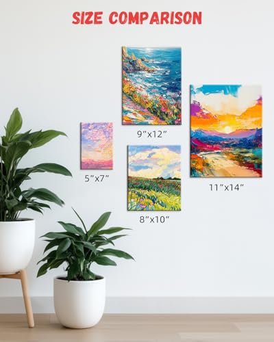 Simetufy 5x7 Inch 96 Pack Small Painting Canvas Boards Mini Blank Canvas Panels, Primed Acid Free for Oil Paint,Watercolor,Acrylic Paint - size: 5"x7" - 96 pack